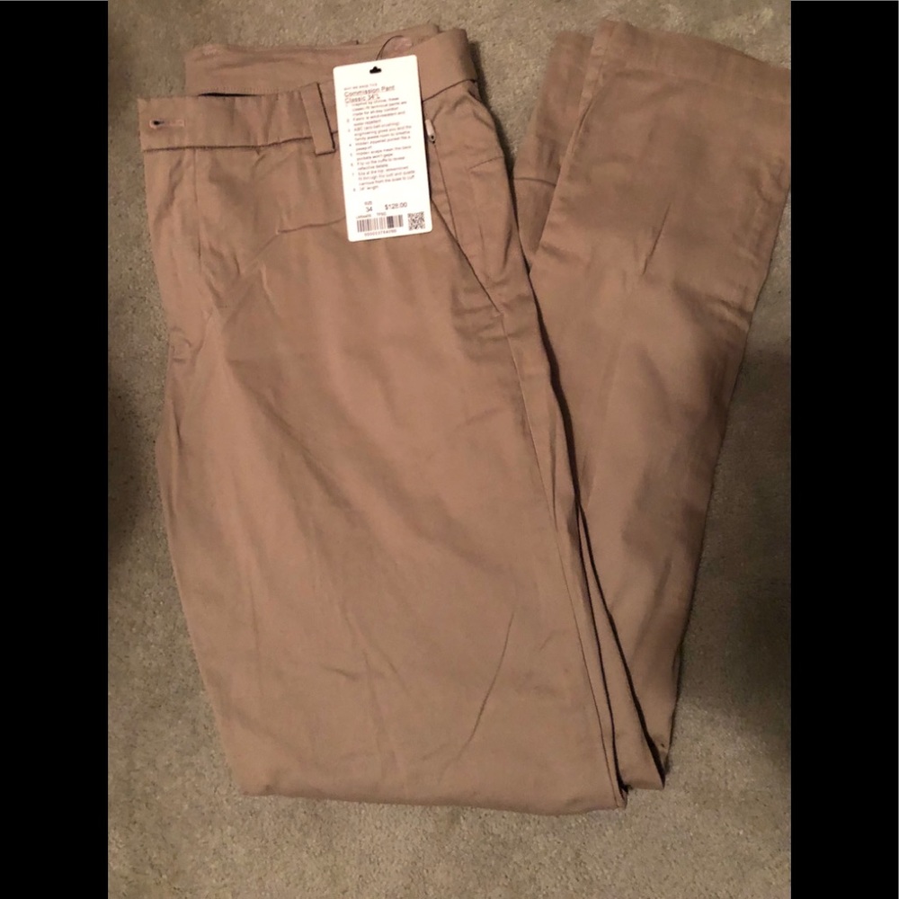 NWT Lululemon men’s commission pants size 34